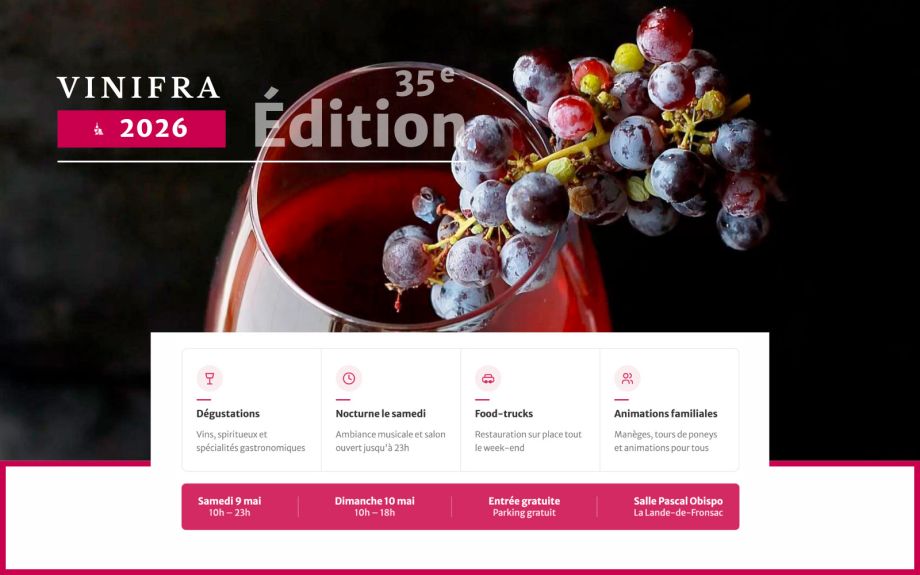 Programme - Animations Vinifra 2026